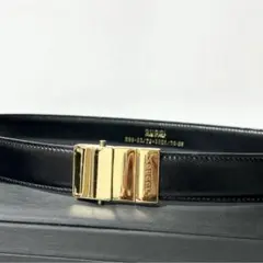 GUCCI ヴィンテージ レディース ベルト ブラック レザー サイズ70/28のサムネイル