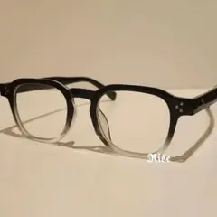 【RISE】サングラス 度なし クリア ★新品︰未使用品★ボストンウェリントン
