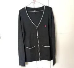 最終価格★プレイボーイ★濃いグレーのカーディガン