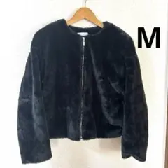 ボア ノーカラージャケット