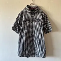 ノースフェイス チェック柄 半袖 シャツ