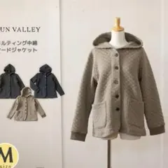 SUNVALLEY サンバレー キルティング中綿フードジャケット【未使用】
