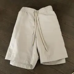 【スポーツ＊アウトドア】ベージュ ポケット付き ショートパンツ