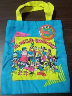 ディズニー グッズコレクション レトロアソート トートバッグ 缶バッジ