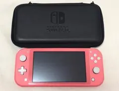 Nintendo Switch Lite コーラルピンク 専用ケース付き