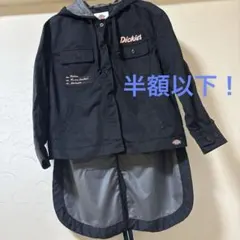 Dickies ブラック フード付きジャケット