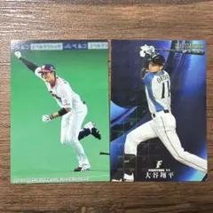 カルビー 大谷翔平 プロ野球カード 2枚セット