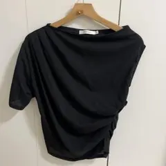 MOUSSY アシンメトリー トップス ブラックのサムネイル