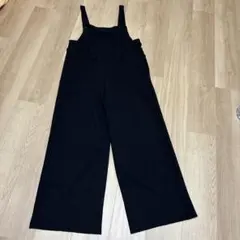 ブラック サロペット オーバーオール