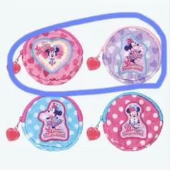 ミニーのファンダーランド　パルパルーザ ミニパル カプセルトイ　ミニーポーチ2点