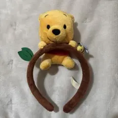 プーさん ぬいぐるみ付きカチューシャ