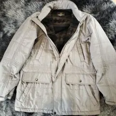 FIRST DOWN　グレー　ジャケット　ジャンパー　アウター　Lサイズ