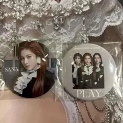 MISAMO PLAY サナ オール 缶バッジ 缶バッチ ミサモ TWICE