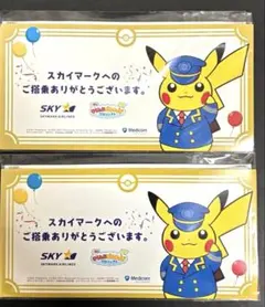 ポケットモンスター ポケモン ピカチュウ マスク スカイマーク限定のサムネイル