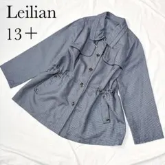 Leilian レリアン スプリングコート ライトアウター 大きいサイズ 13＋