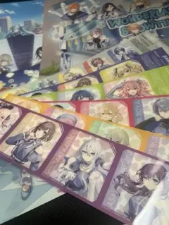 プロジェクトセカイ　クリアファイル＆クリアシート　　コンプリート 全6種