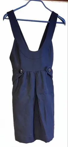 【JILLSTUART】日本製　クラシカルな黒のジャンパースカート