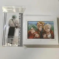 僕のヒーローアカデミア原画展　ヒロアカ　ブロマイド　アクリルフィギュア　緑谷出久