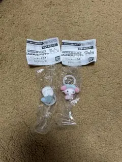 산리오 キャラクターズ ふわふわめじるしアクセサリー ポチャッコ・マイメロ