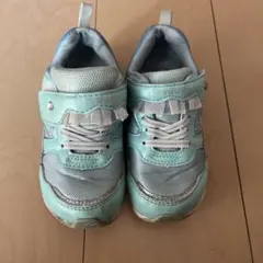 MOONSTAR Luvrush キッズスニーカー ライトブルー　17cm