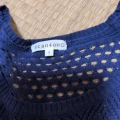 3can4on 半袖ニット ネイビー サイズ3