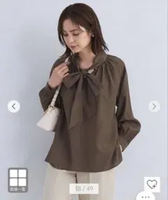 スタンド ボウタイ 2WAY ブラウス　卒園式　卒業式　入園式　入学式　シャツ