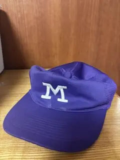 メンズキャップパープル