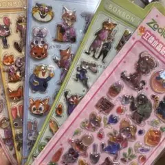 オマケあり　ズートピア 立体シール