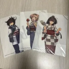 艦これ クリアファイル3枚セット ローソンのサムネイル