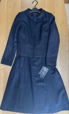 ESCUMUL ネイビー 濃紺　ワンピース　スーツ　サイズ9号