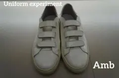 uniform experiment Amb ベルクロ スニーカー ホワイトのサムネイル
