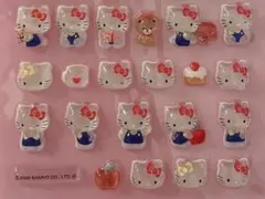 【正規品】　ハローキティ　レッド　ボンボンドロップシールミニ　おすそ分け　キティ
