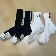 NIKE インザペイント バスケットボールソックス 2足セット　25-27