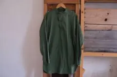 vintage ユーロミリタリー　50年代　グランパシャツ　スエーデン軍