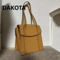 DAKOTAハンドバッグ レトロ風　マスタード色のサムネイル
