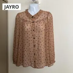 JAYRO／シフォンドットブラウス／水玉／Mのサムネイル