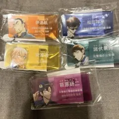 名探偵コナン 公式アプリ アクリルネームバッジ コナンランド 警察学校組 5点