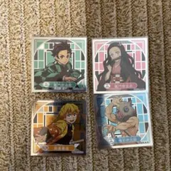鬼滅の刃 ステッカー 4枚セット　フィルムあり