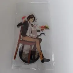 進撃の巨人　ハンジ　アクリルスタンド　カフェ　　猫