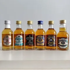 シーバスリーガル18年 ミニボトル 6本セット 水楢カスクフィニッシュ 