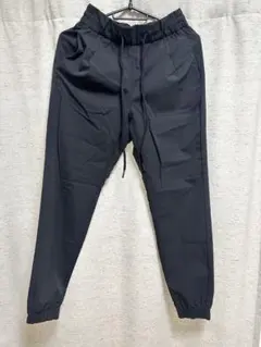 andar ブラックパンツ ウエストゴム