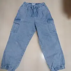 GLOBAL WORK カーゴパンツ 140サイズ ライトブルー