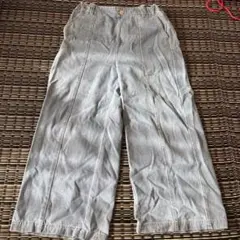 LOVETOXIC 薄い青 ワイドパンツ　150 デニムパンツ