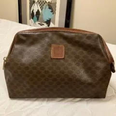 CELINE マカダム柄 ポーチ ブラウン ヴィンテージ - メルカリ