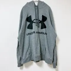 値下げ歓迎 Under Armour 【XL】グレー パーカー ゆったり