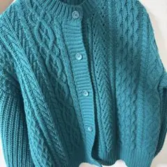 niko and ... ターコイズ ニットセーター M