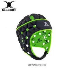 【超美品】GILBERT ラグビー ヘッドギア 緑黒　Mサイズ