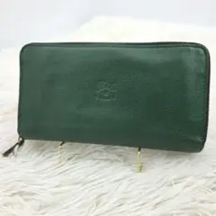 希少 ILBISONTE イルビゾンテ　二つ折り長財布　ラウンドジップ　大容量