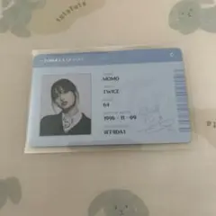 twice formula of love モモ　ID トレカ 7