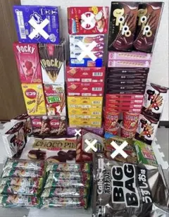 お菓子詰め合わせ　ポッキー　トッポ　プリッツ　ポテトチップス他のサムネイル
